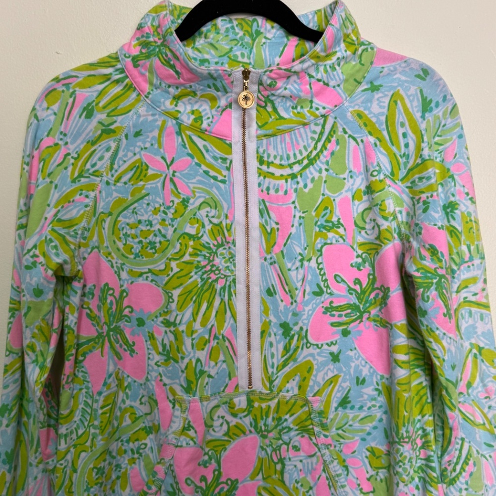 Lilly Pulitzer Skipper Popover Coconut Jungle Jacket in Size M - Picture 3 of 7